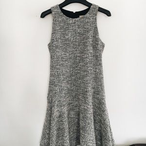 Banana republic twill fit and flare dress